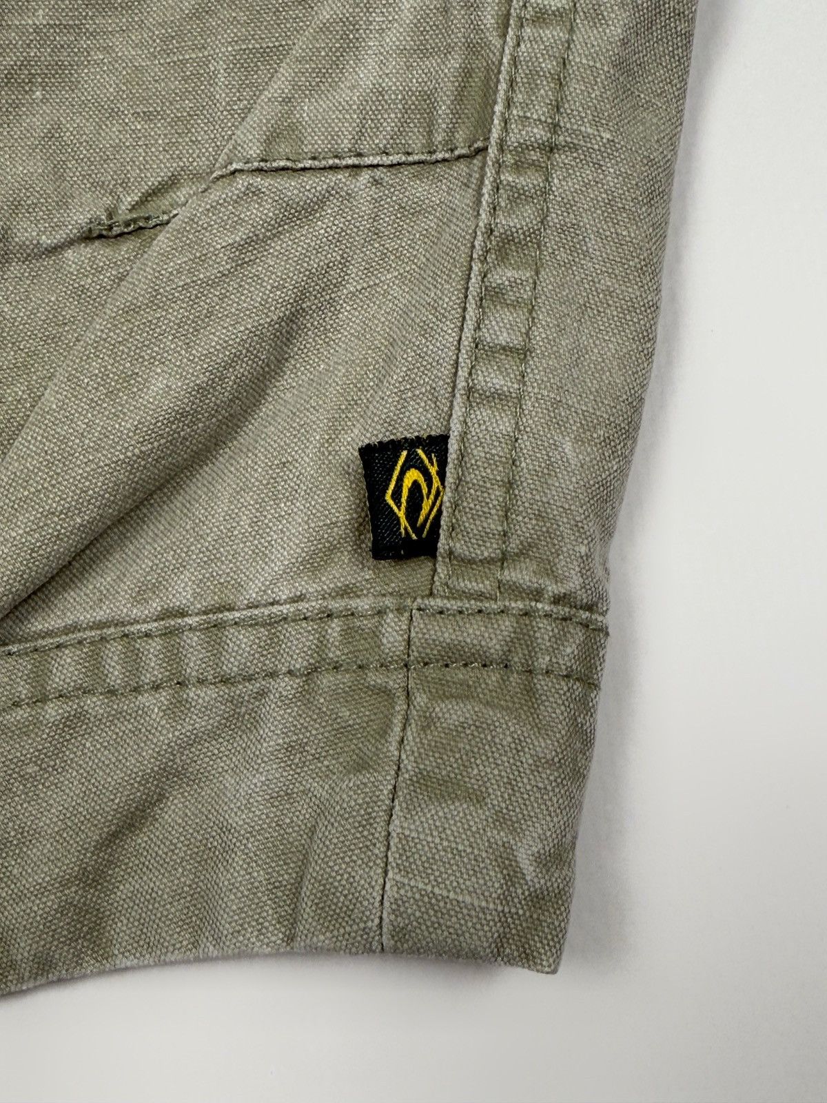 Rip Curl 1990’s Vintage Rip Curl Khaki Green Canvas Long Shorts Jorts Size US 30 / EU 46 - 6 Thumbnail