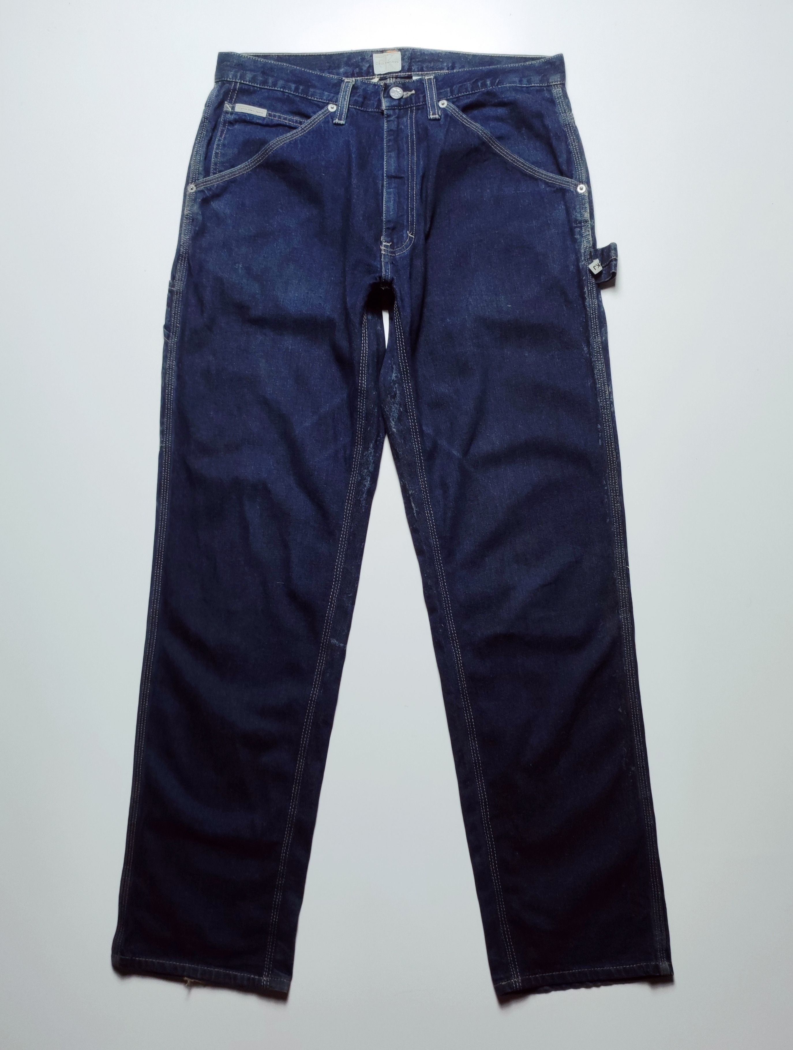 Vintage Calvin Klein CKJ Denim Carpenter Workwear Jeans