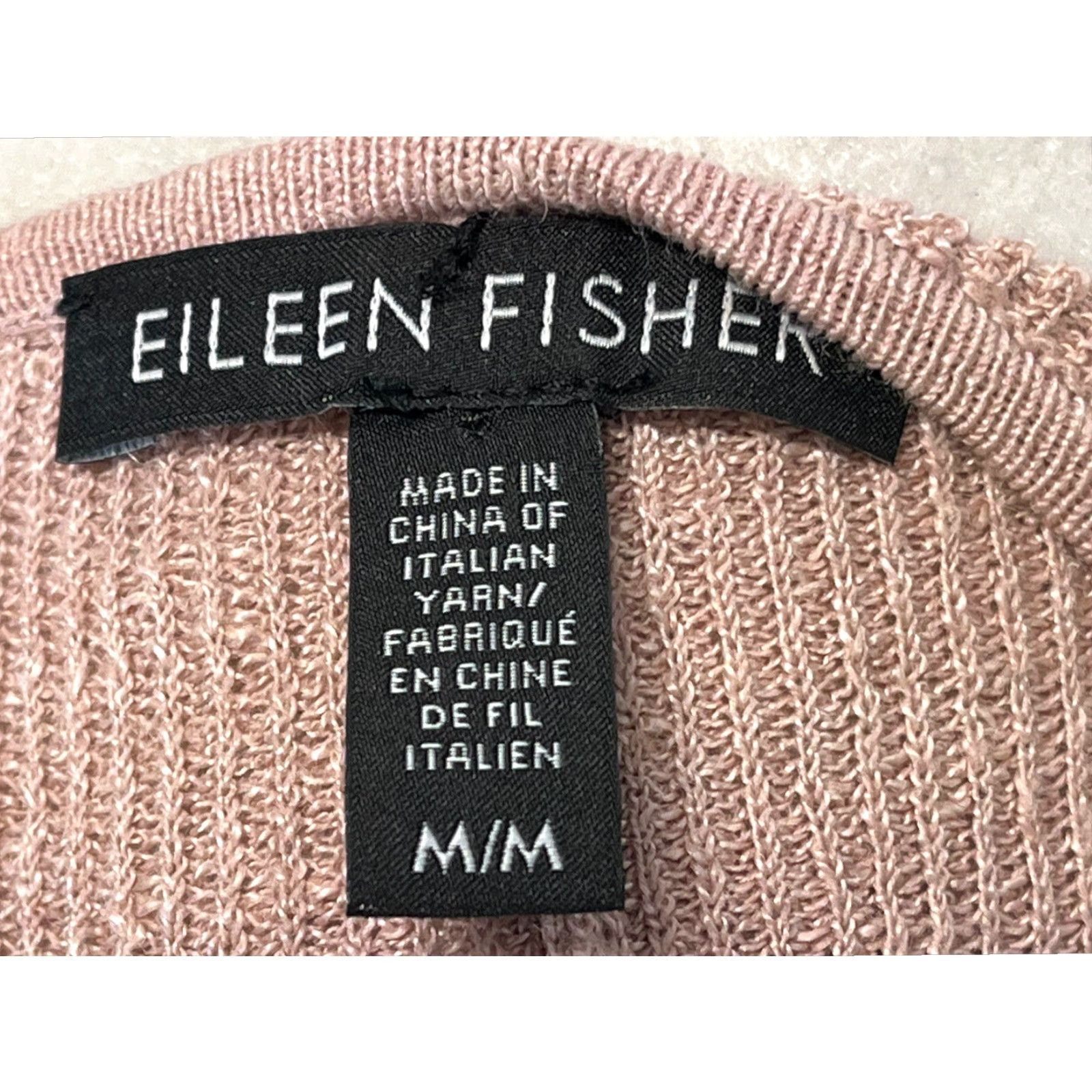 Eileen Fisher Eileen Fisher Sweater Medium Womens Pink Linen Blend Long Sleeve Pullover Classic Designer Lagenlook Oversized Size M / US 6-8 / IT 42-44 - 6 Thumbnail