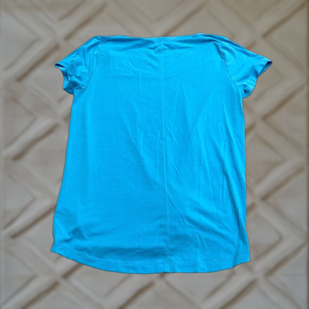 Athleta Athleta T-Shirt Womens XS Blue Short Sleeve Scoop Neck Casual Top Size XS / US 0-2 / IT 36-38 - 1 Thumbnail
