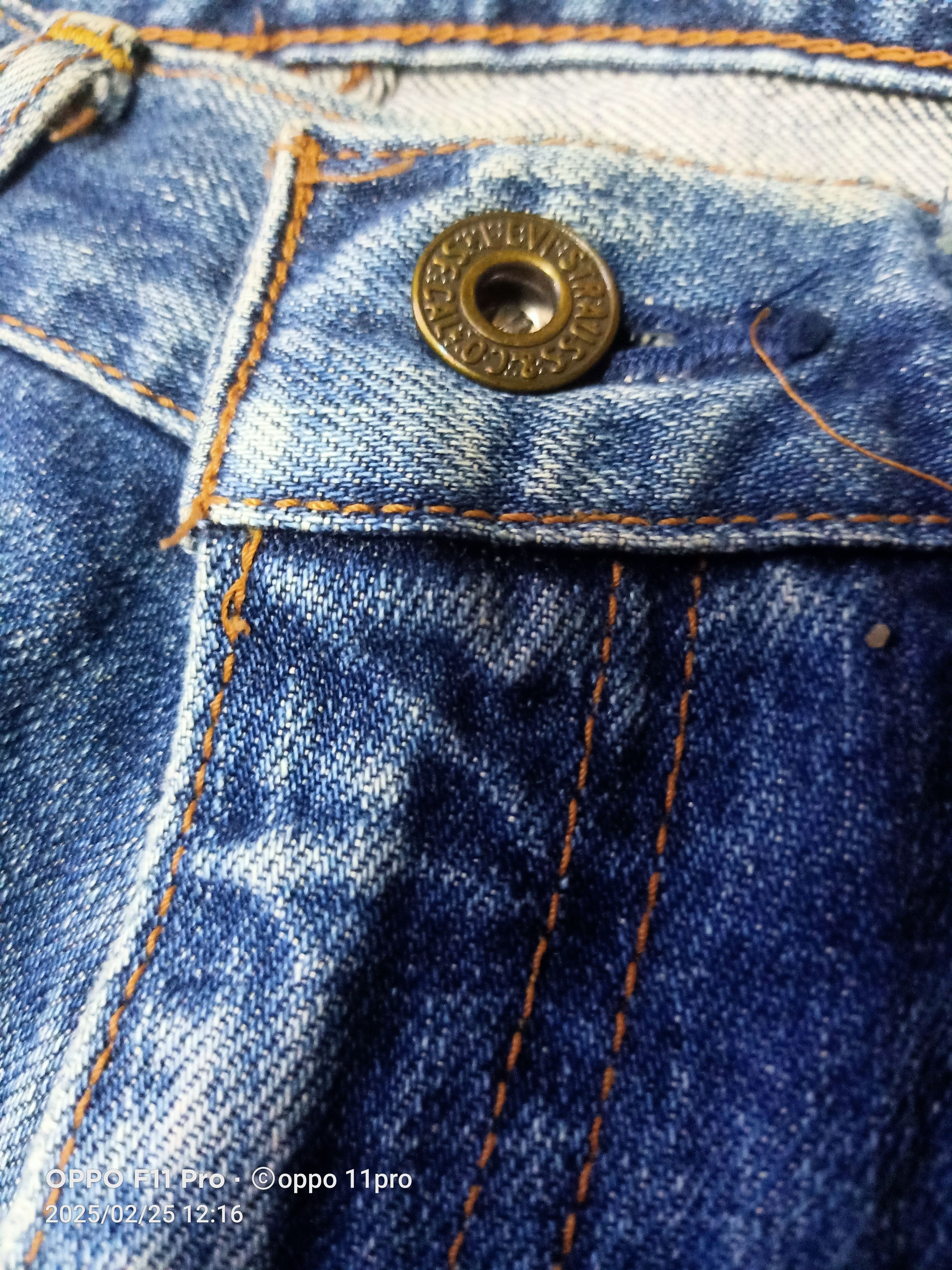 Levi's × Vintage Vintage Levis 503 Redline Flare Denim Size US 30 / EU 46 - 7 Thumbnail