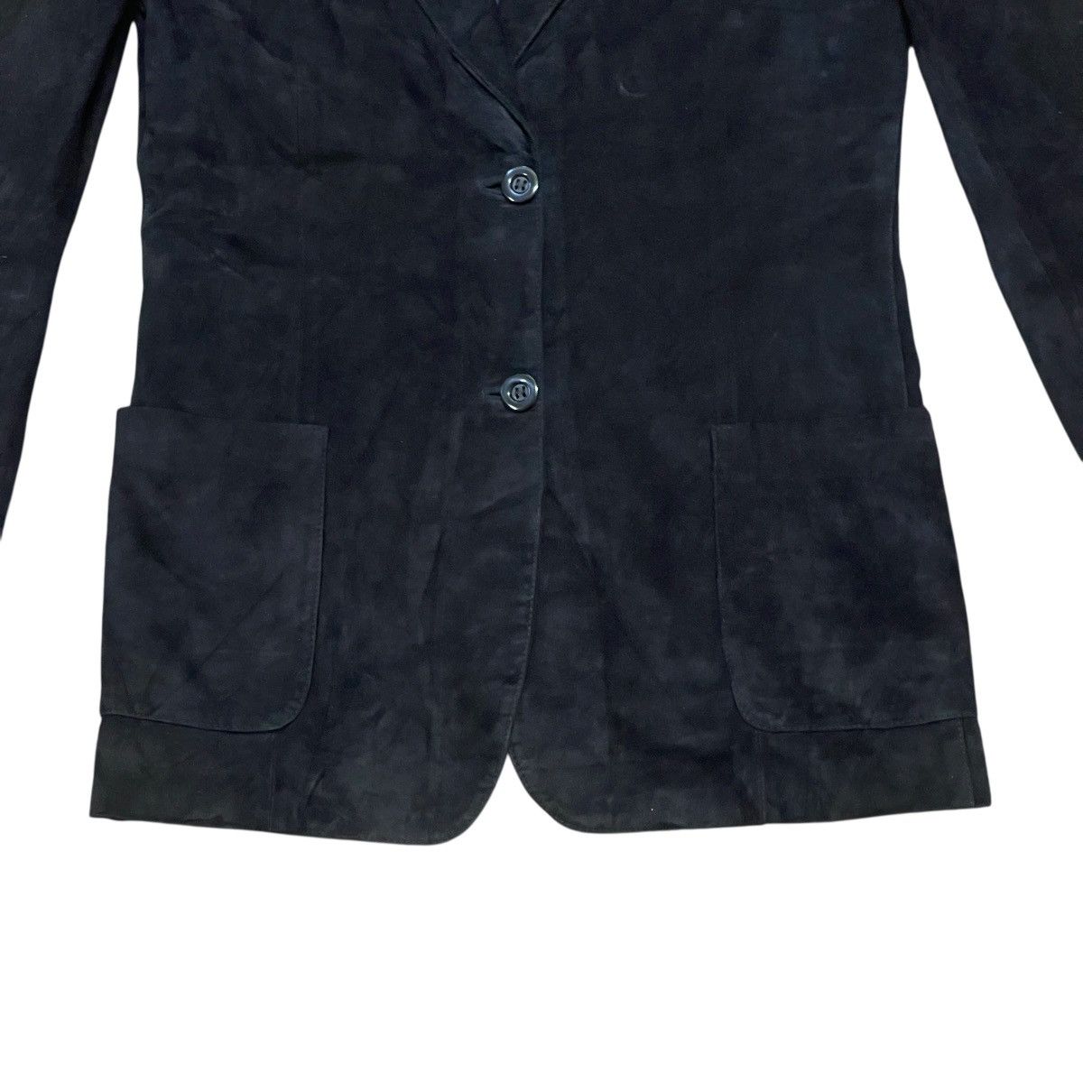 Genuine Leather Vintage Simon Style Milano Genuine Leather Blazer Jacket Size US XS / EU 42 / 0 - 7 Thumbnail