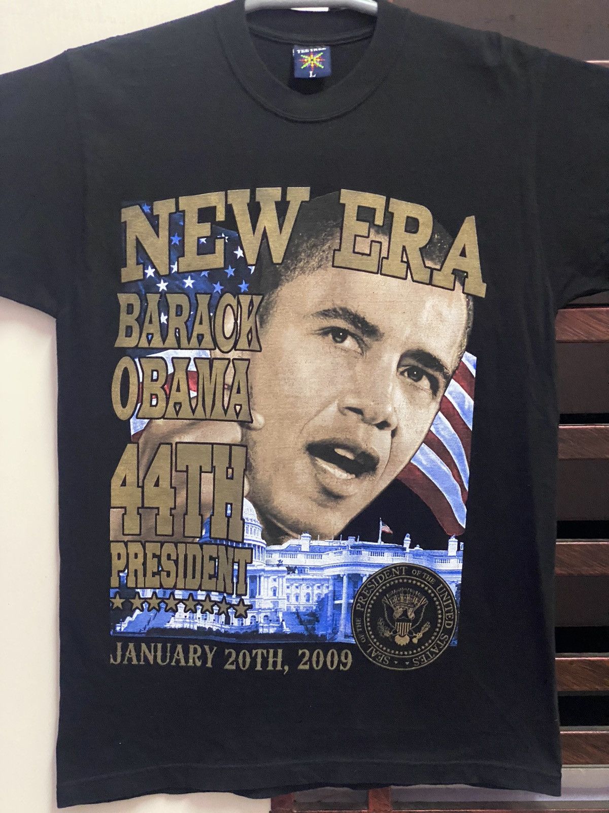 Other Vintage Y2K Barack Obama New Era 44th President Rap Tee Size US L / EU 52-54 / 3 - 2 Thumbnail