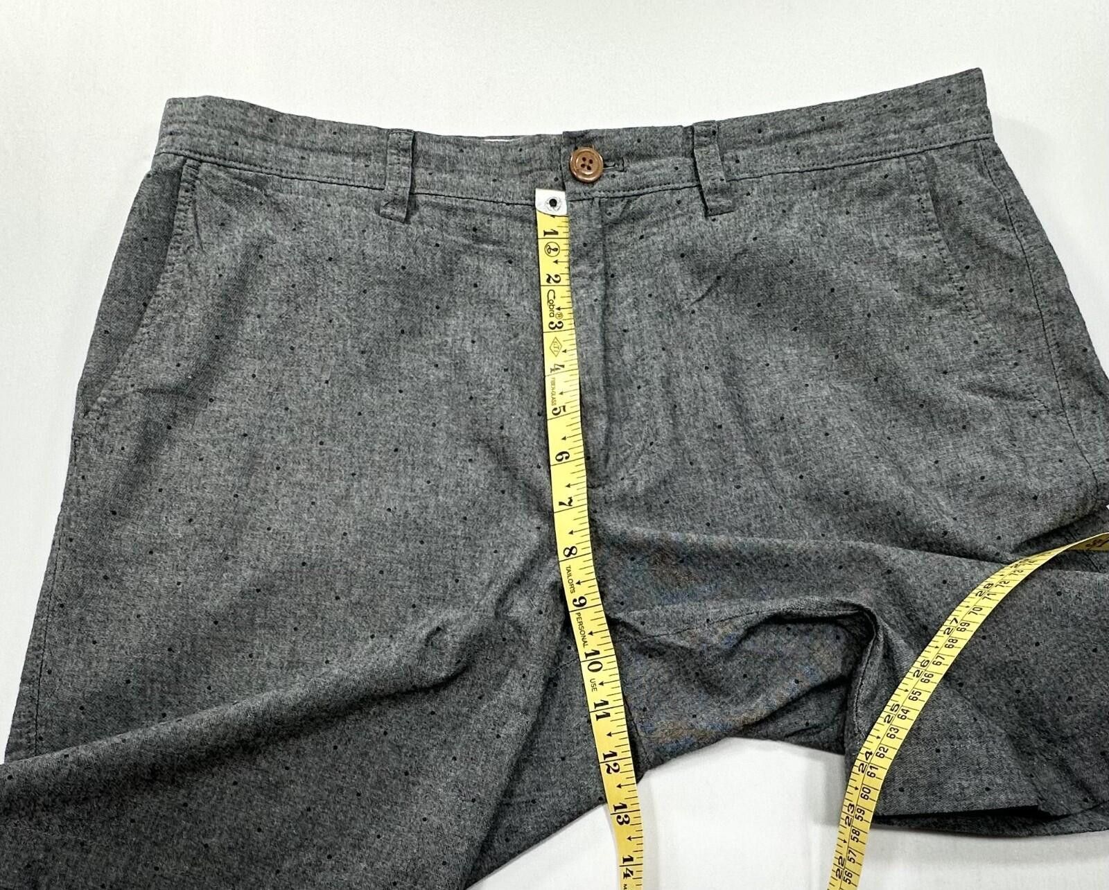J.Crew J Crew Gramercy Flat Cotton Chino Shorts Mens Gray 33W Size US 33 - 4 Thumbnail