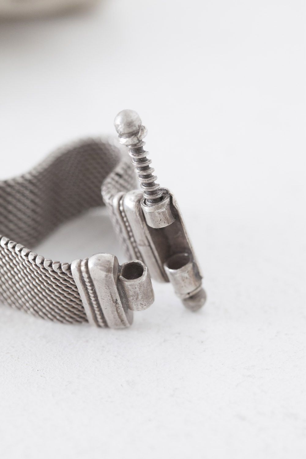 Vintage Vintage sterling silver mesh bracelet Size ONE SIZE - 6 Thumbnail