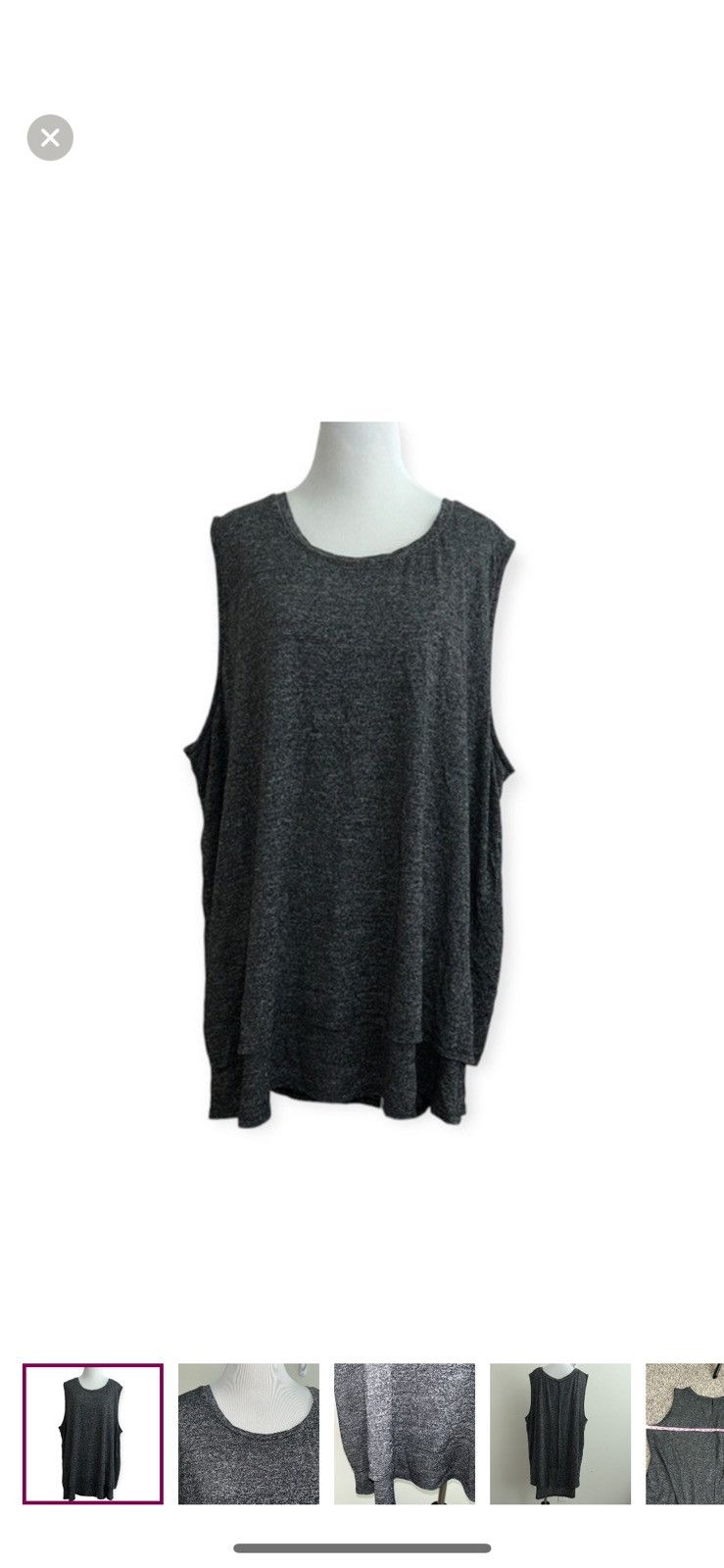 Apt. 9 Apt. 9 3x space dye sleeveless blouse Size 3XL / US 20-22 - 1 Thumbnail