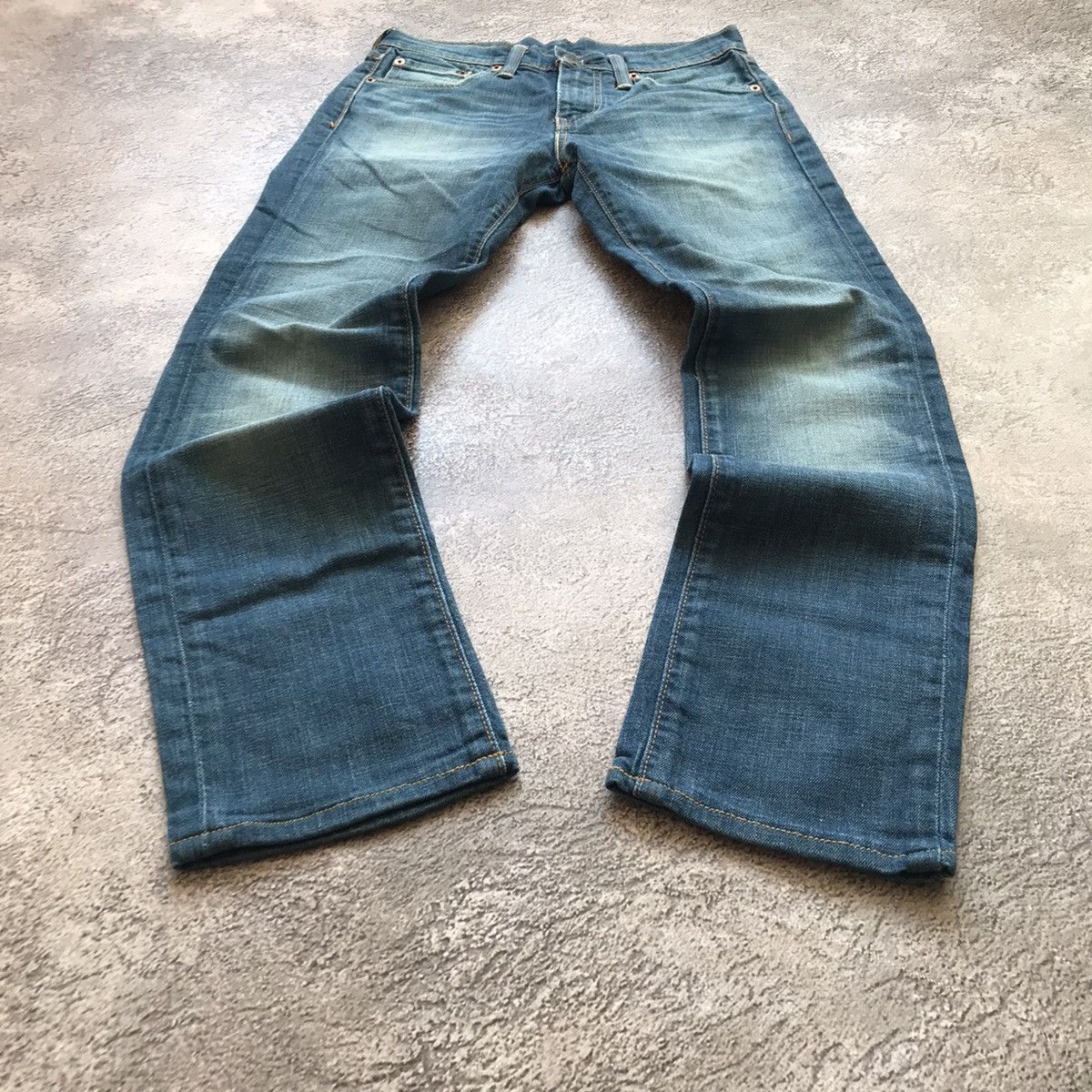 Vintage Vintage 90s Levis Baggy Distressed Faded Grunge Jeans 28 Size US 28 / EU 44 - 1 Thumbnail