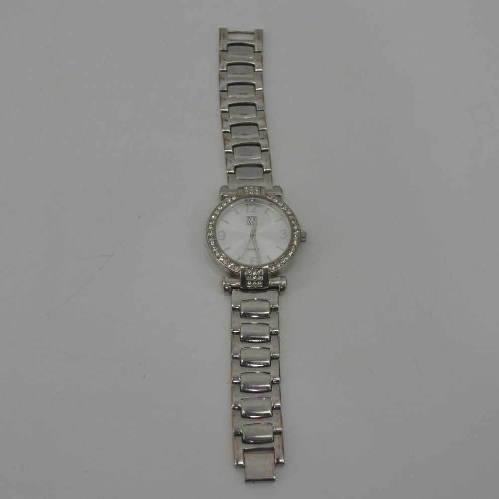 Other NY&C Stainless Steel Womens Analog Rhinestone Watch Silver Size ONE SIZE - 2 Thumbnail