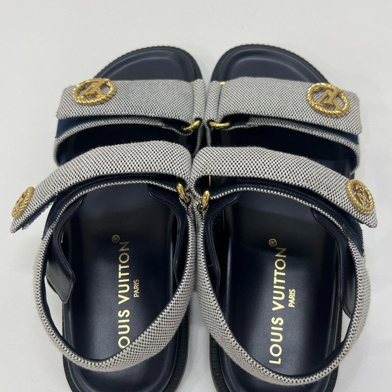 Louis Vuitton Louis Vuitton Stylish Comfortable Slide Sandals for Women - Size US 7 / IT 37 - 5 Thumbnail