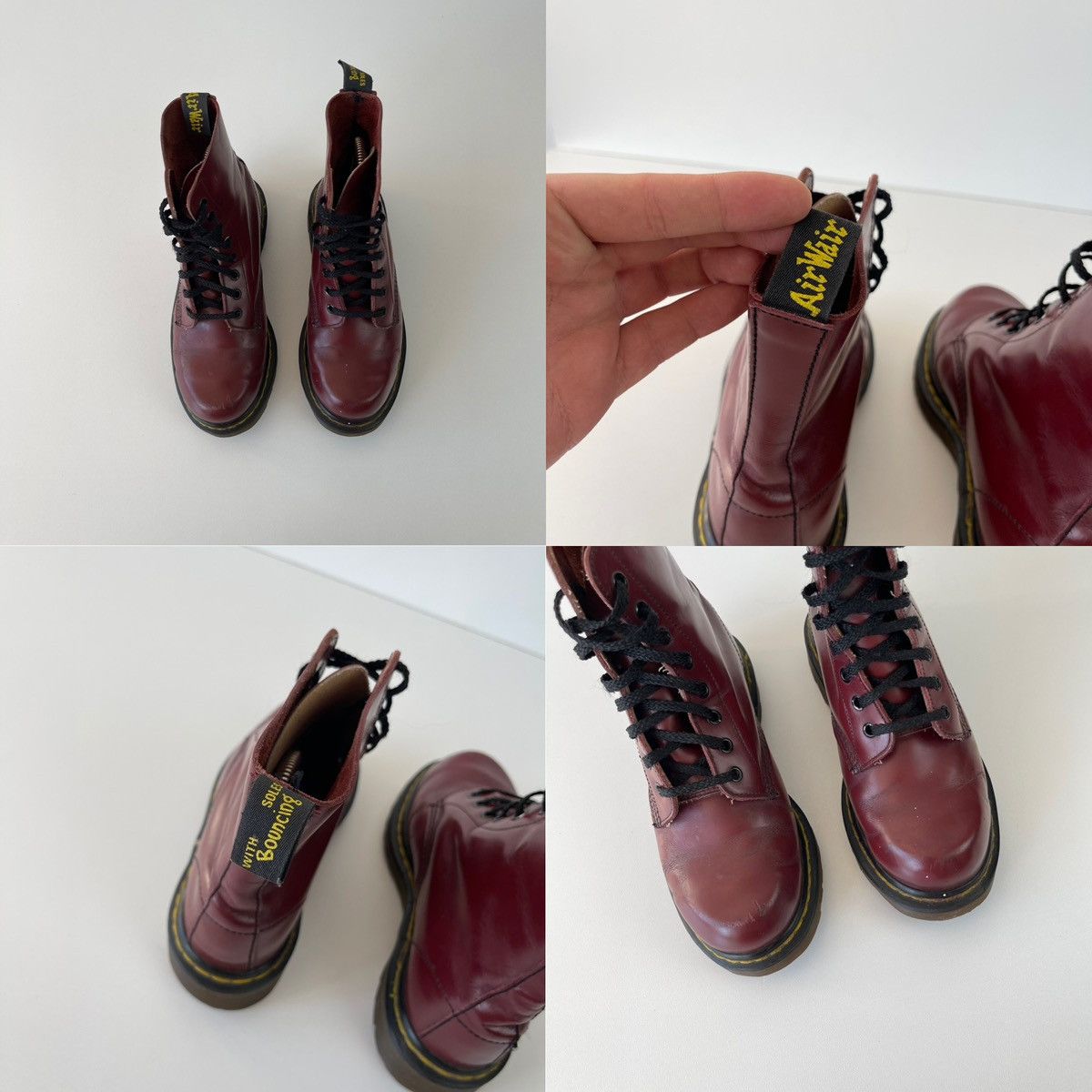 Dr. Martens Dr.Martens 1460 80’s Vintage Boots Cherry Red Made England Size US 6.5 / IT 36.5 - 5 Thumbnail
