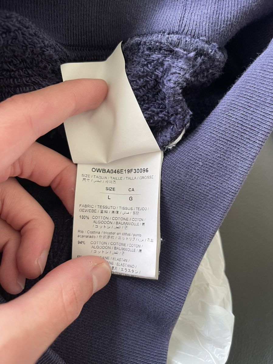 Off-White Off-White Tonal Crewneck Sweatshirt in Navy Size US L / EU 52-54 / 3 - 14 Thumbnail