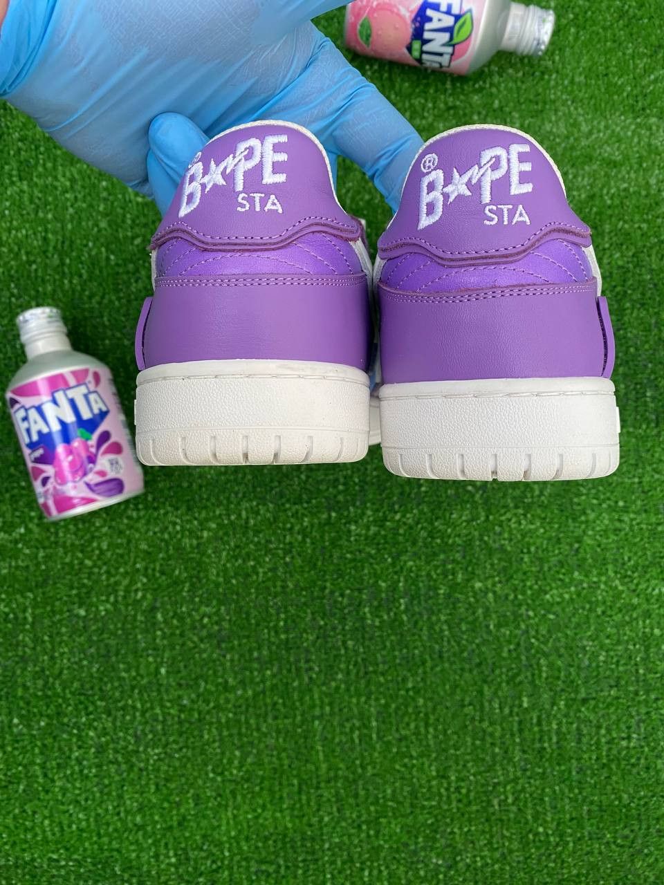 Bape Bape A Bathing Ape SK8 Sneakers Purple/Light Blue Bape Sta Size US 9 / EU 42 - 10 Thumbnail