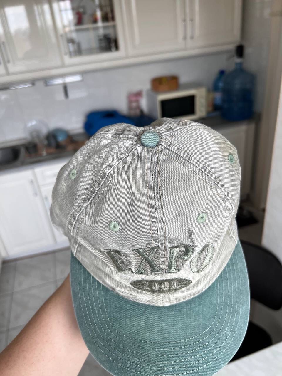Designer × Vintage Vintage Expo 2000 Hangover Logo Used Faded Cap Hat Rare Size ONE SIZE - 3 Thumbnail