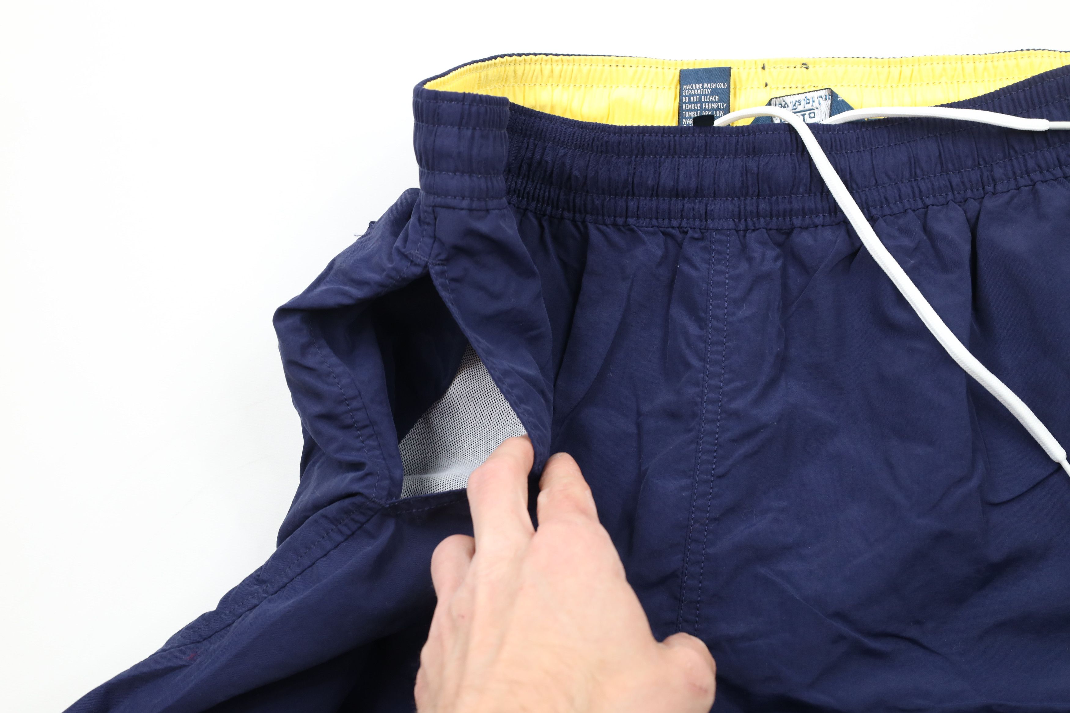 Ralph Lauren × Vintage Vintage 90s Ralph Lauren Above Knee Lined Shorts Swim Trunks Size US 36 / EU 52 - 6 Thumbnail