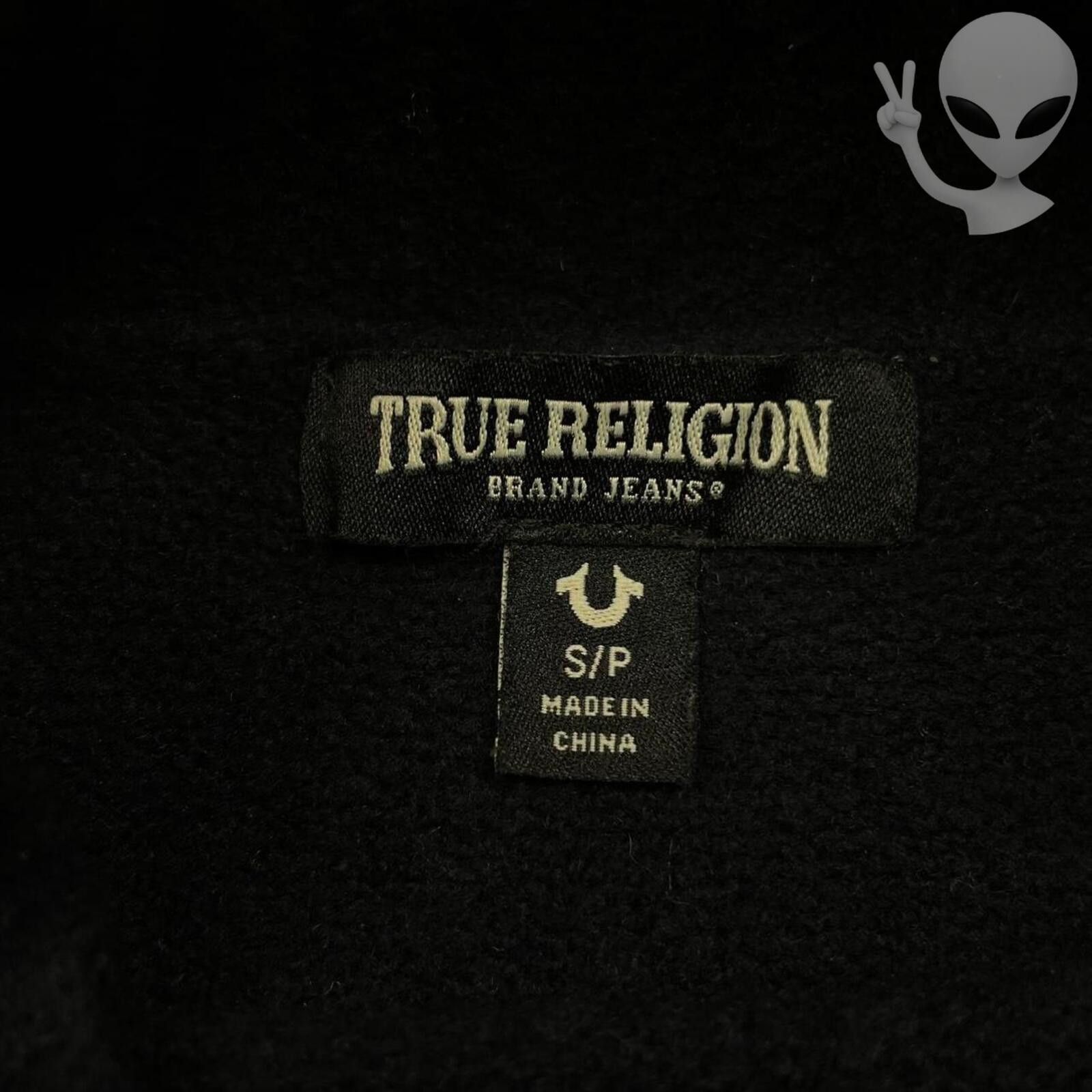 True Religion True Religion Knit Sweater Small Black Cropped Pullover Size S / US 4 / IT 40 - 2 Thumbnail