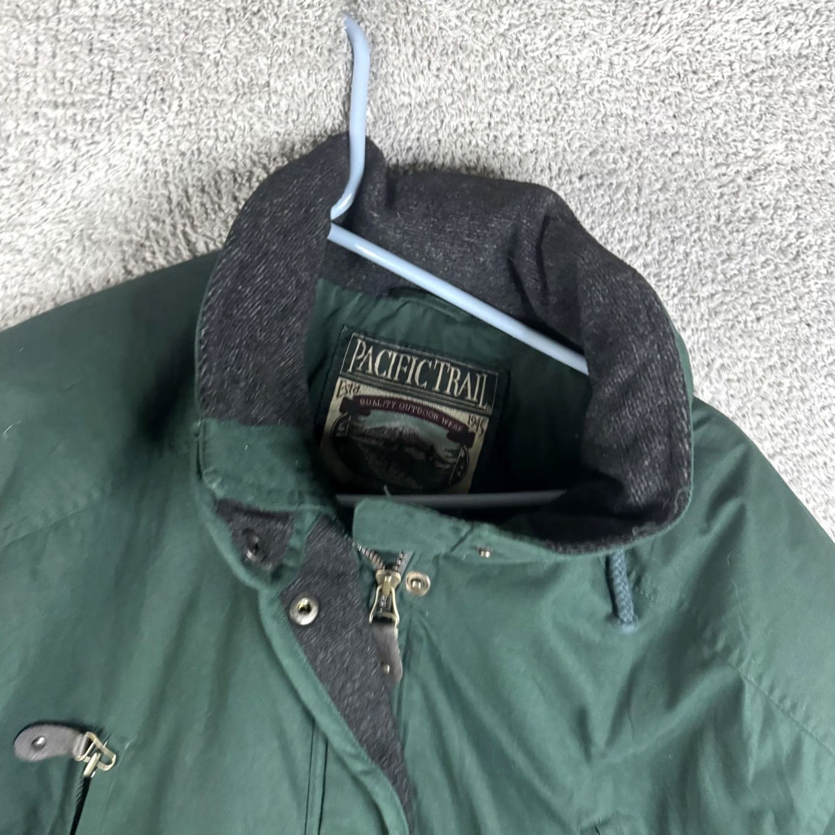 Vintage VINTAGE Pacific Trail Jacket Mens M Green Hooded Fleece Parka Outdoor 90s Size US M / EU 48-50 / 2 - 7 Thumbnail