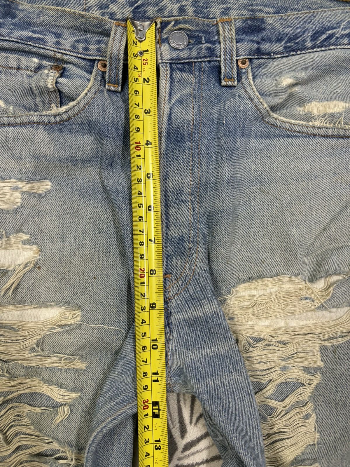 Levi's Vintage 90s Levis 501 Mud Wash Distressed Grunge Jeans Size US 30 / EU 46 - 19 Thumbnail