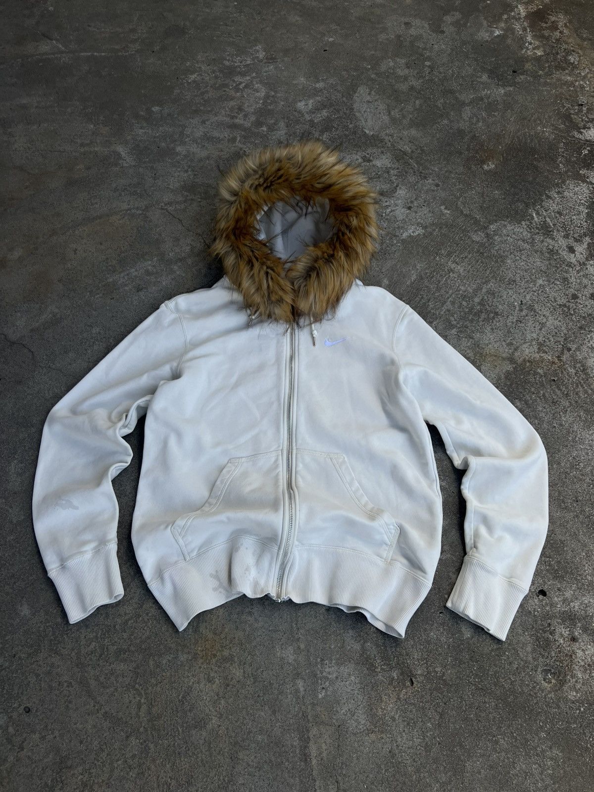 If Six Was Nine × Nike × Vintage Nike swoosh Y2K if six was nine fur japan style zip hoodie Size US M / EU 48-50 / 2 - 2 Thumbnail
