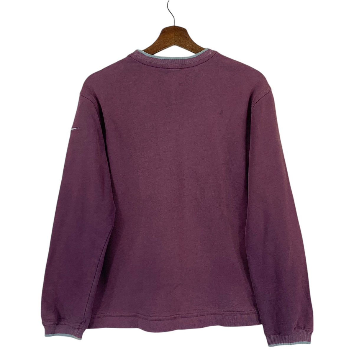 Nike × Vintage VINTAGE 90s NIKE SWOOSH PULLOVER SWEATER FADED Size US M / EU 48-50 / 2 - 6 Thumbnail