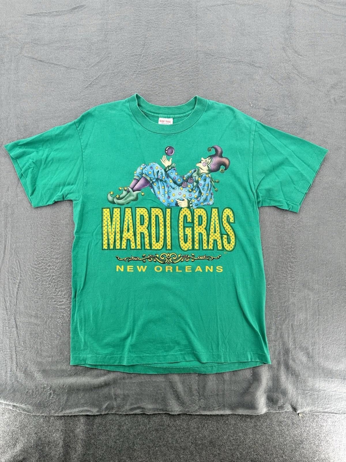 TEE JAYS Vintage Tee Jays Women Mardi Gras New Orleans Beads Jazz Size L / US 10 / IT 46 - 1 Thumbnail