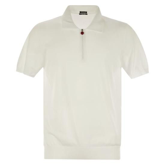 Kiton KITON Men Polo Shirts UMKX33Z40C00Y WHITE Size US XXL / EU 58 / 5 - 1 Thumbnail