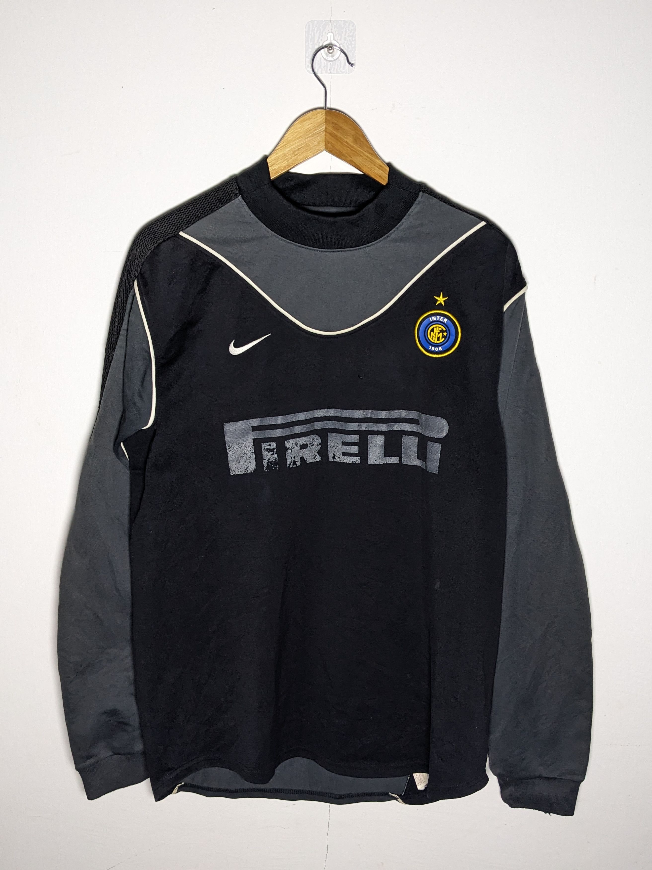 ウェア Nike 03/04 Inter Jersey L Vintage NIKE 2003-04 Inter Milan Away Football Shirt Soccer