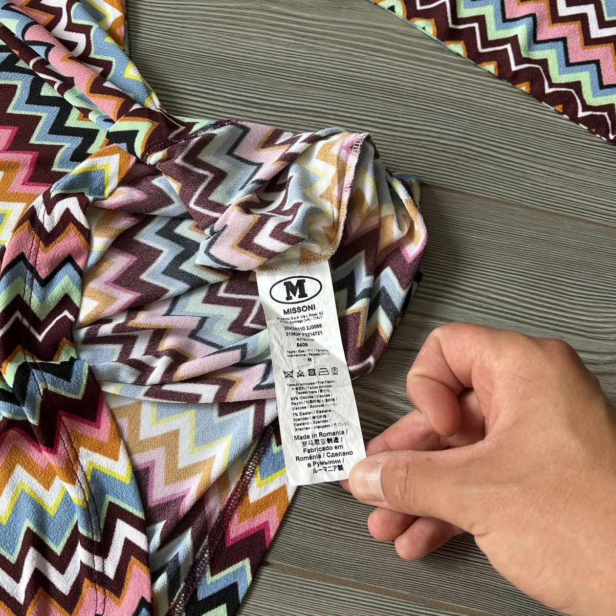 Missoni Missoni Zig Zag Turtleneck Top Size M / US 6-8 / IT 42-44 - 11 Thumbnail