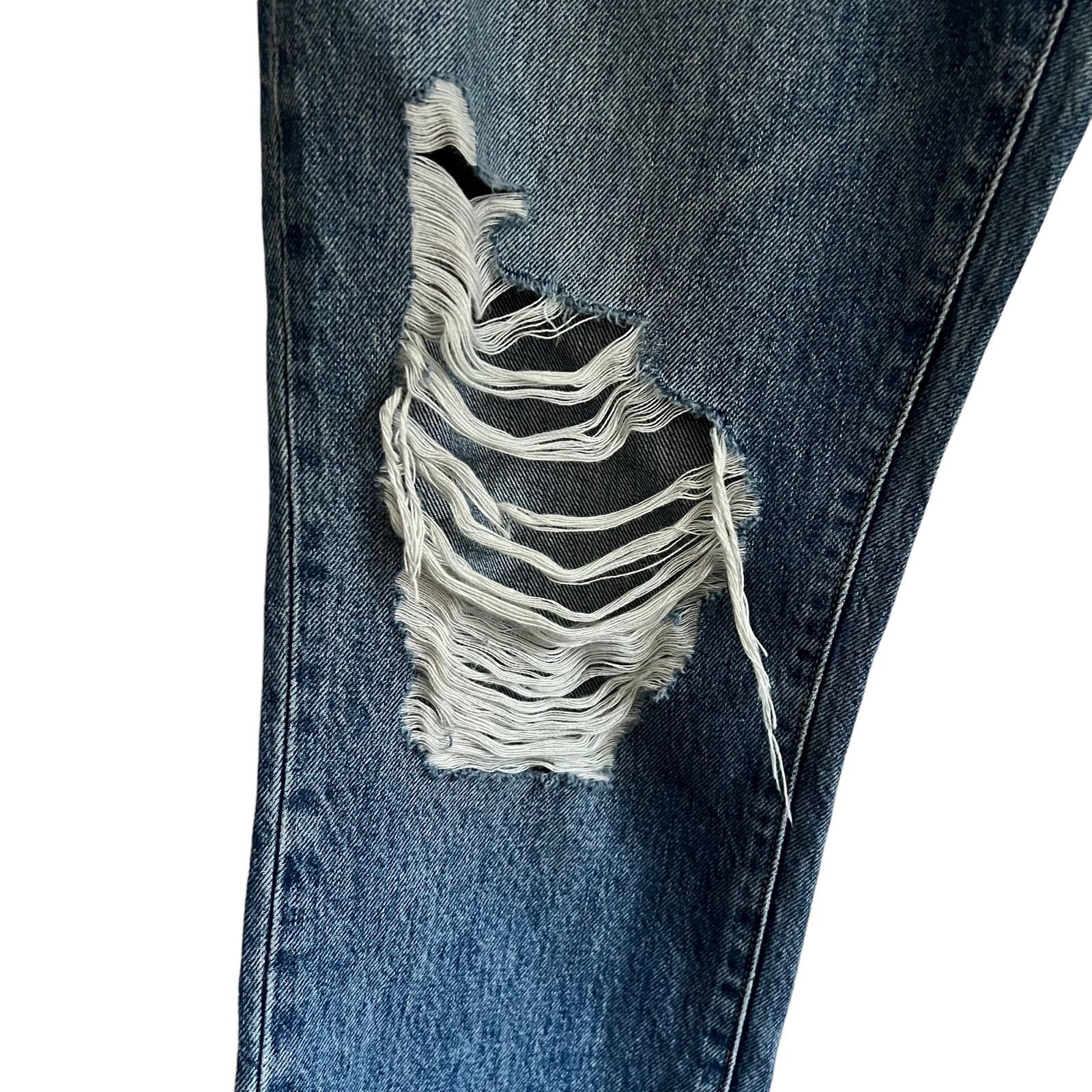 SLVRLAKE SLVRLAKE Distressed Roxy Jeans - After The Storm Size 31 Size 31" - 8 Thumbnail