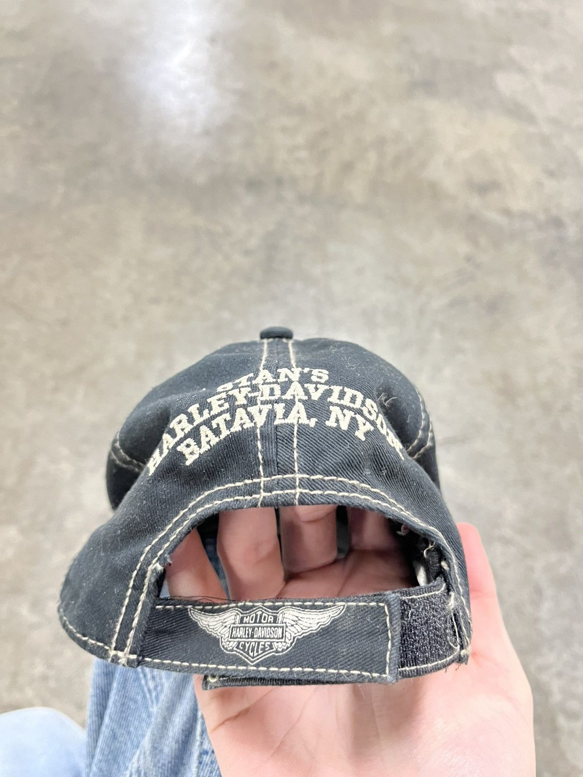 Harley Davidson × Vintage Harley Davidson vintage hat streetwear grunge skater hype Size ONE SIZE - 4 Thumbnail
