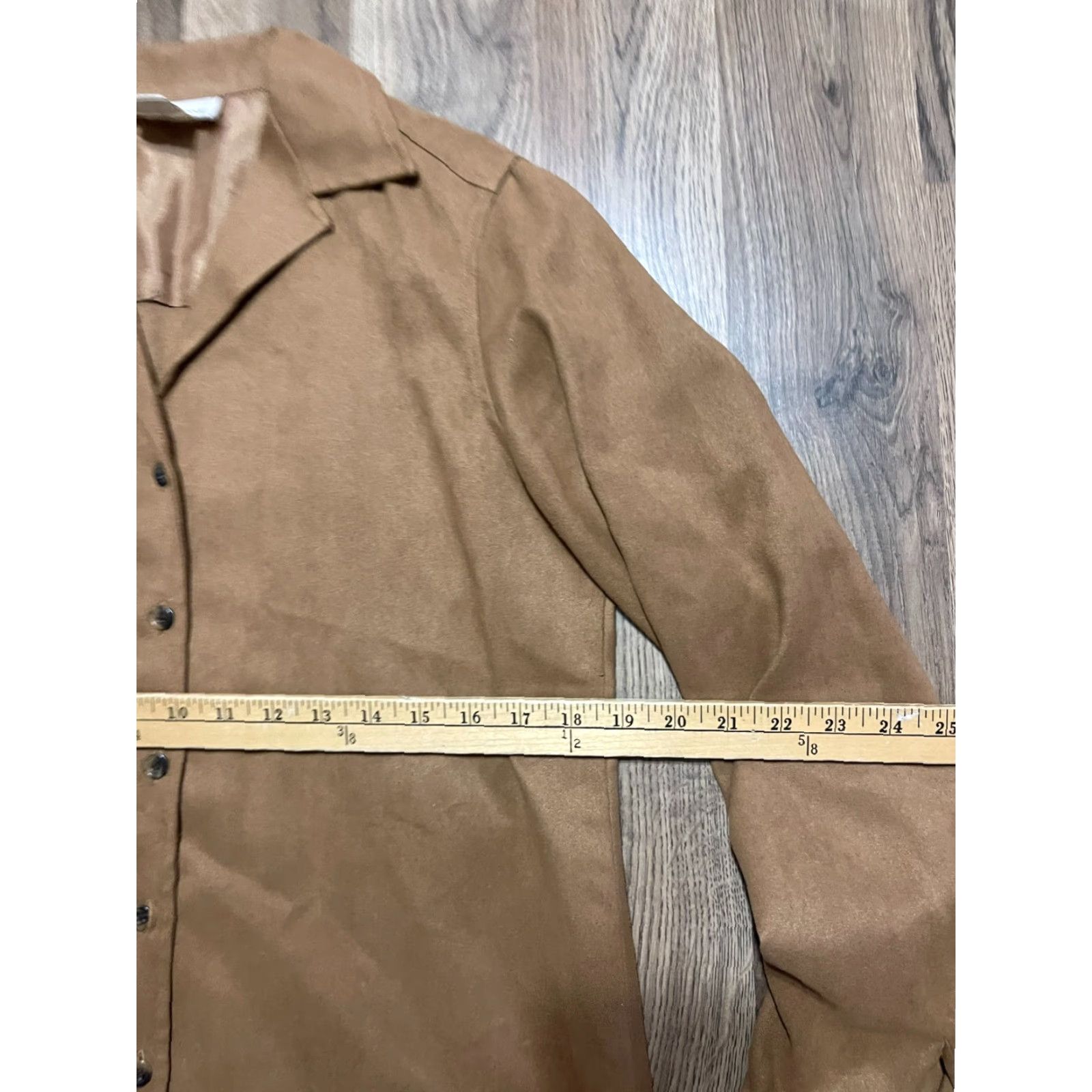 Evan Picone Evan Picone Shirt Women's Size Small Brown Button Up Long Sleeve Vintage No Size S / US 4 / IT 40 - 6 Thumbnail