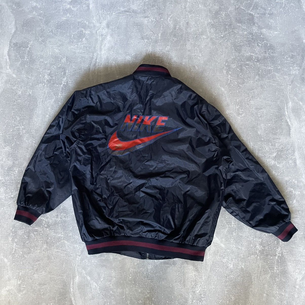 Nike M Vintage 90s Nike Bomber rap wu gang og jacket tn acg shox Size US M / EU 48-50 / 2 - 1 Thumbnail