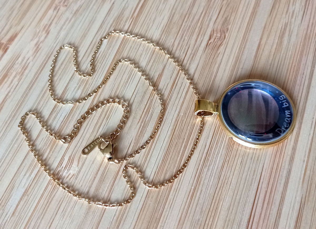 Hysteric Glamour × Japanese Brand × Vintage Punk Tiny Planet Jupiter Stainless Steel Gold Necklace Size ONE SIZE - 4 Thumbnail