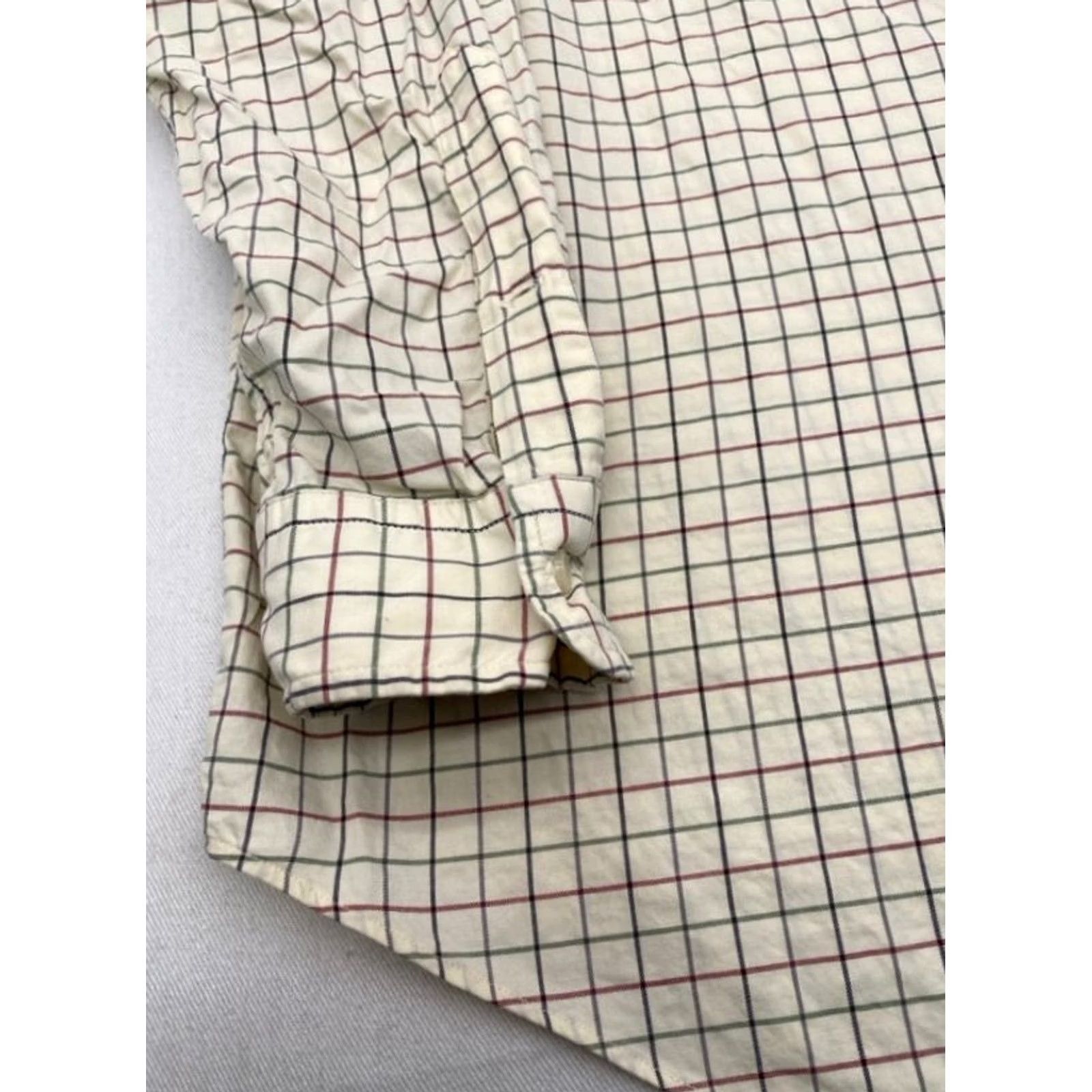 Ralph Lauren Ralph Lauren Mens Long Sleeve Button-Down Shirt Beige 100% Cotton Dress Shirt L Size US L / EU 52-54 / 3 - 2 Thumbnail