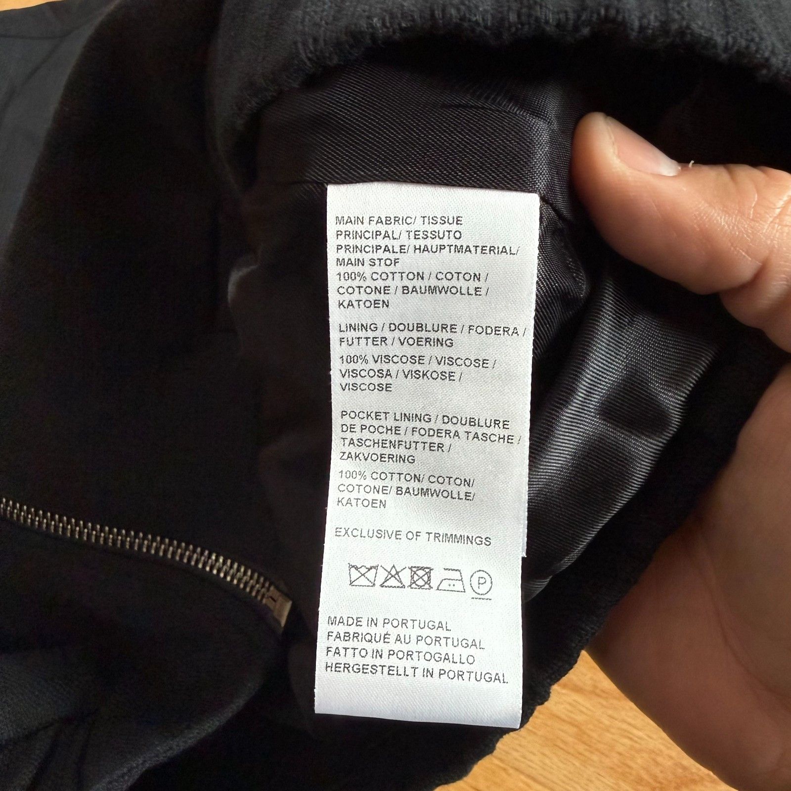 Sunspel Sunspel Textured Black Cotton Lined Blouson Jacket Size US S / EU 44-46 / 1 - 7 Thumbnail
