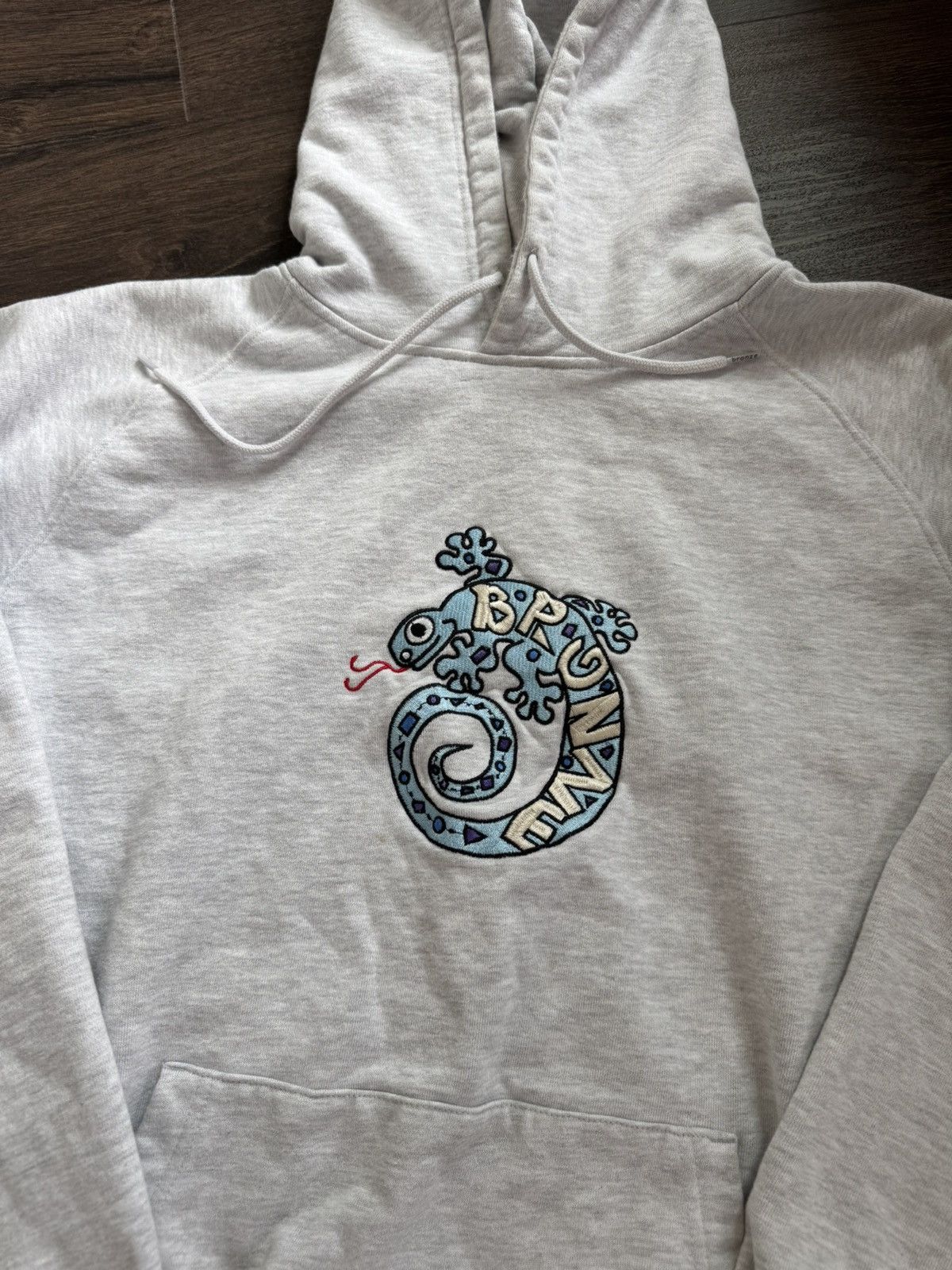 Bronze 56k Bronze 56K Lizard Hoodie Gray Size US L / EU 52-54 / 3 - 4 Thumbnail