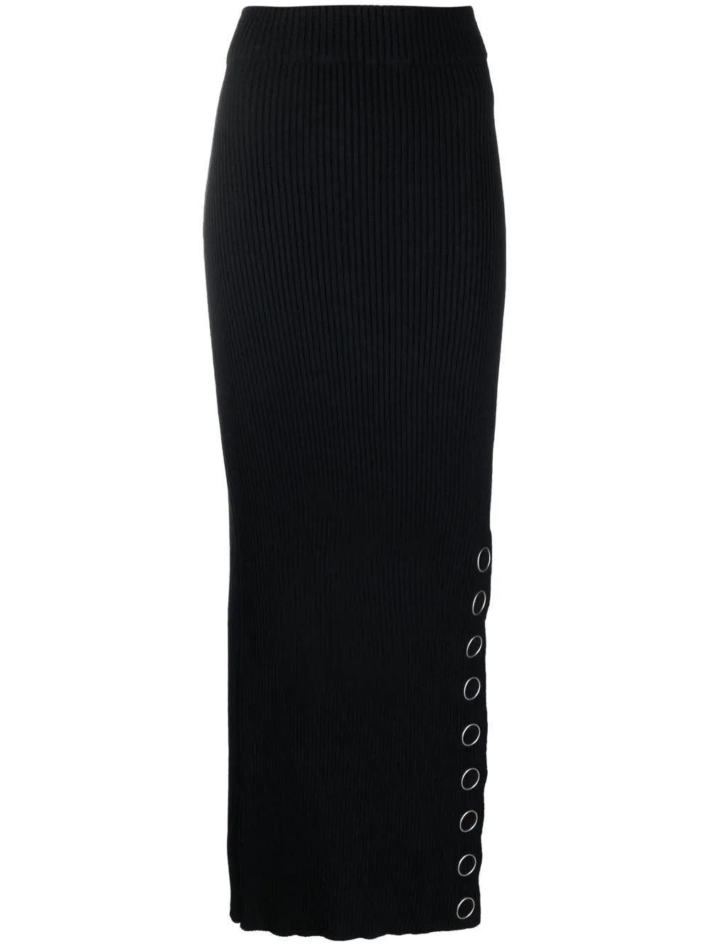 Jil Sander o1y1025 Maxi Skirt in Black Size 26" / US 2 / IT 38 - 1 Thumbnail