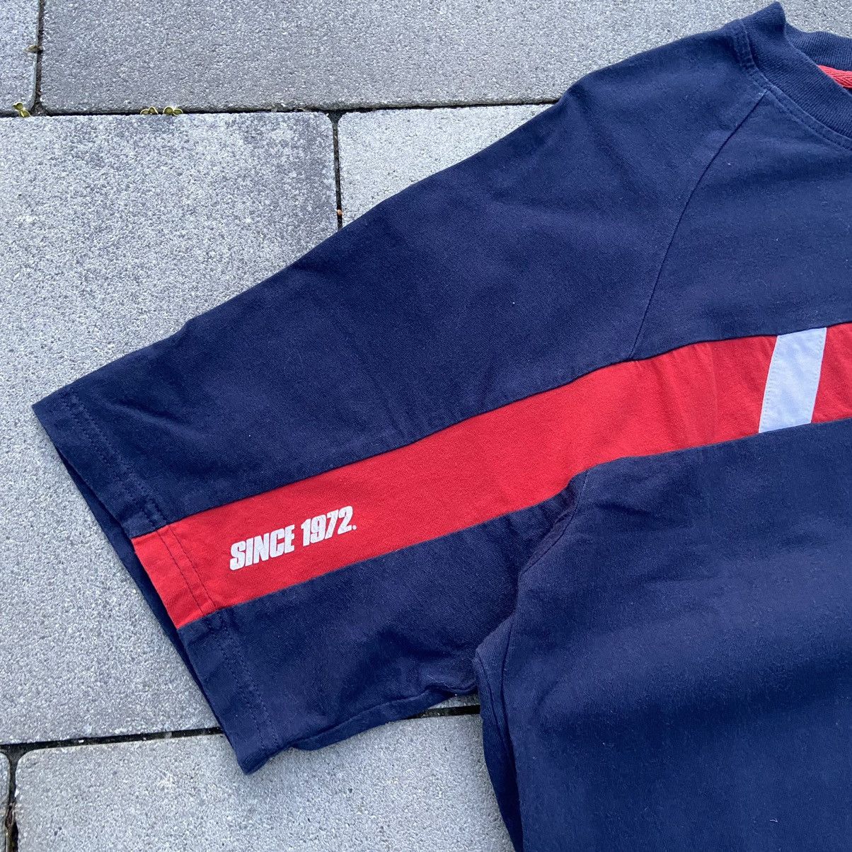 Nike × Vintage 📌 Vintage Nike Small Swoosh Baggy T-Shirt Size US XL / EU 56 / 4 - 4 Thumbnail