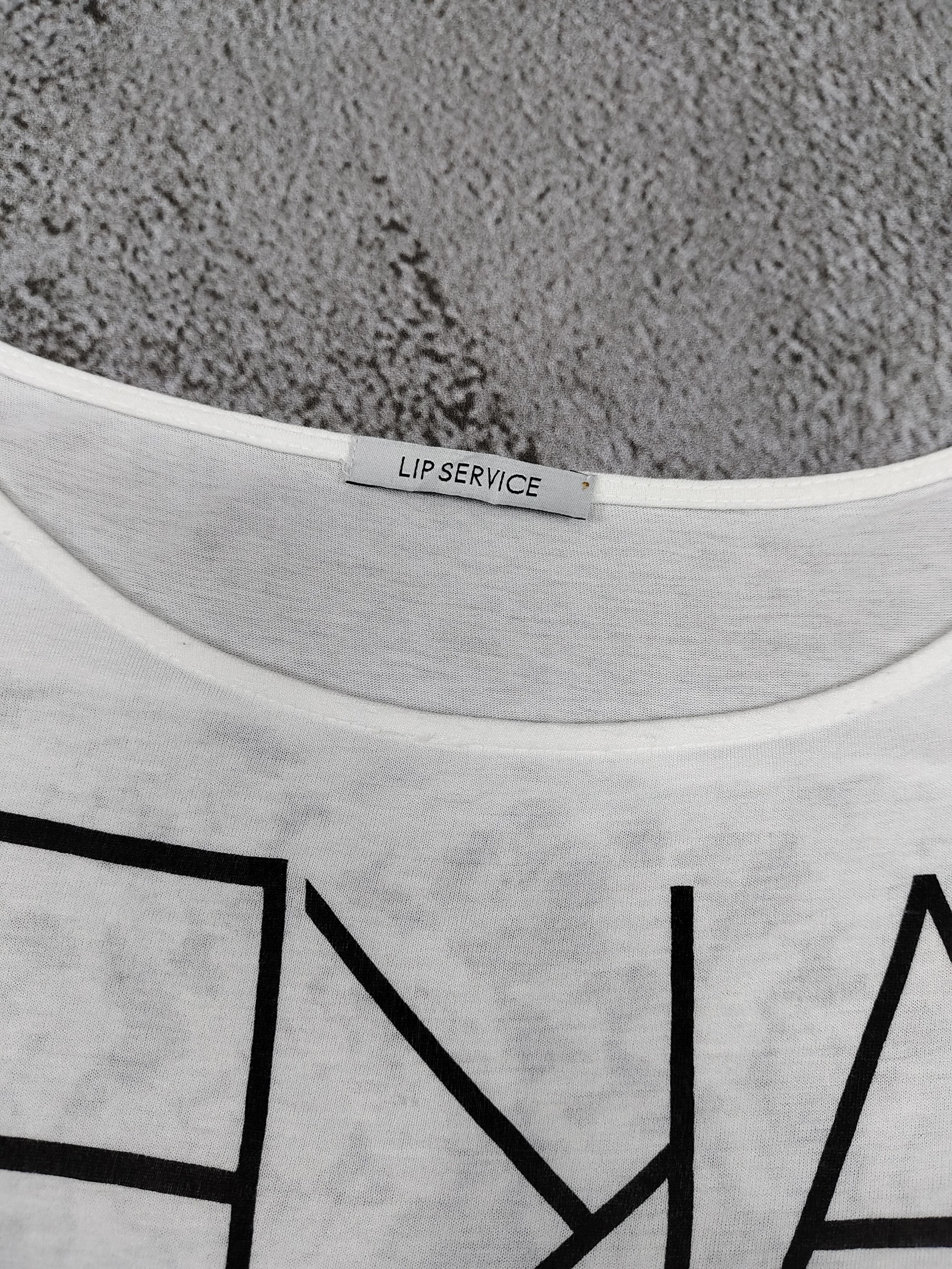 Japanese Brand 2000s Lip Service🇯🇵Hybrid Cropped Batwing "NAKED" Lace Top Size M / US 6-8 / IT 42-44 - 9 Thumbnail