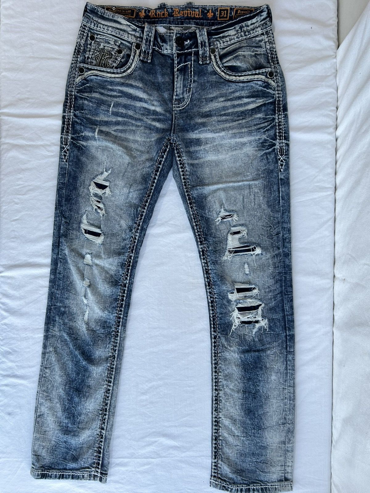 Rock Revival Rock Revival Slim Straight Jeans Size US 31 - 1 Thumbnail