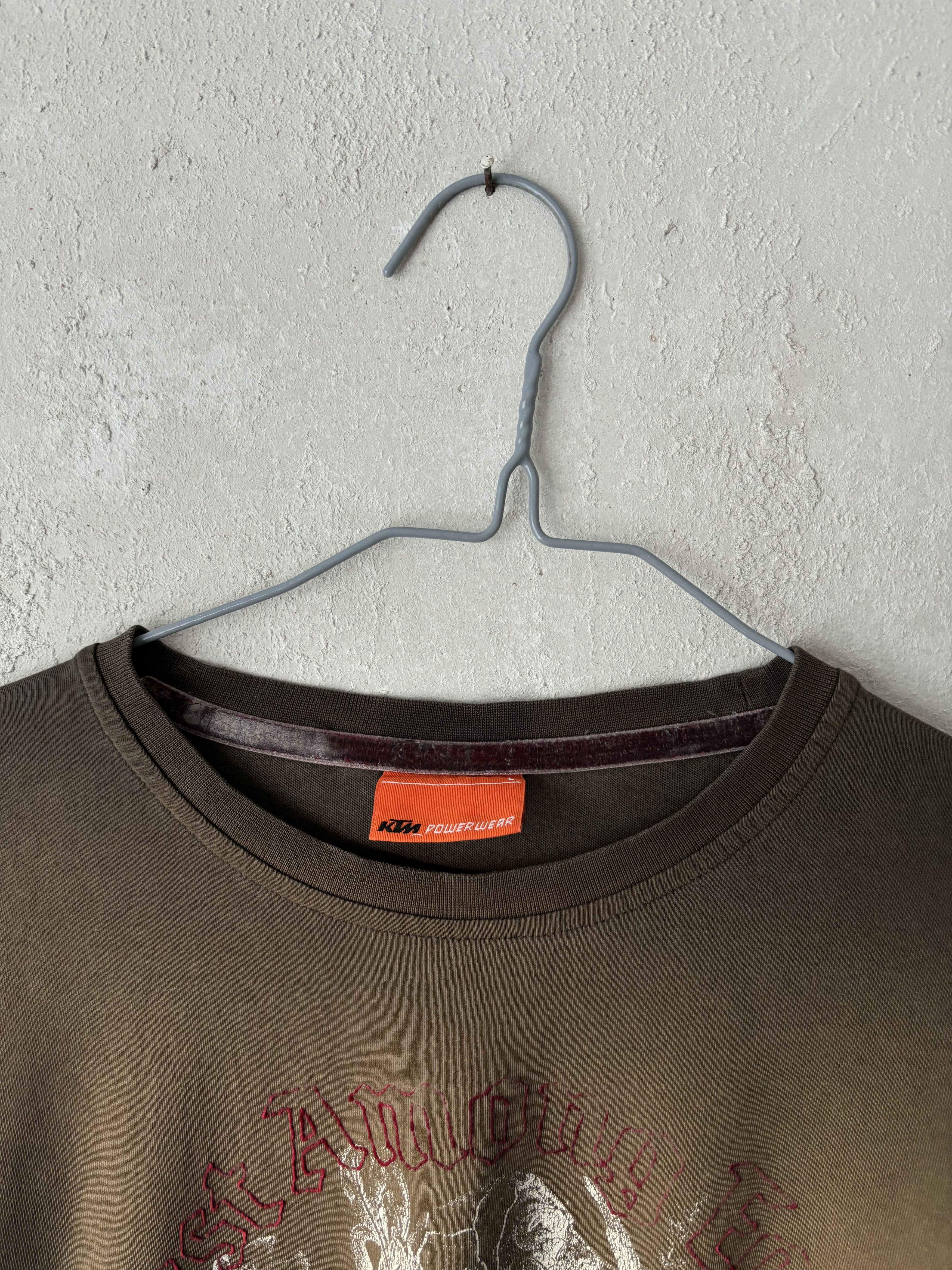 Hysteric Glamour First Among Equals Floral Brown Distressed Longsleeve Size US L / EU 52-54 / 3 - 6 Thumbnail