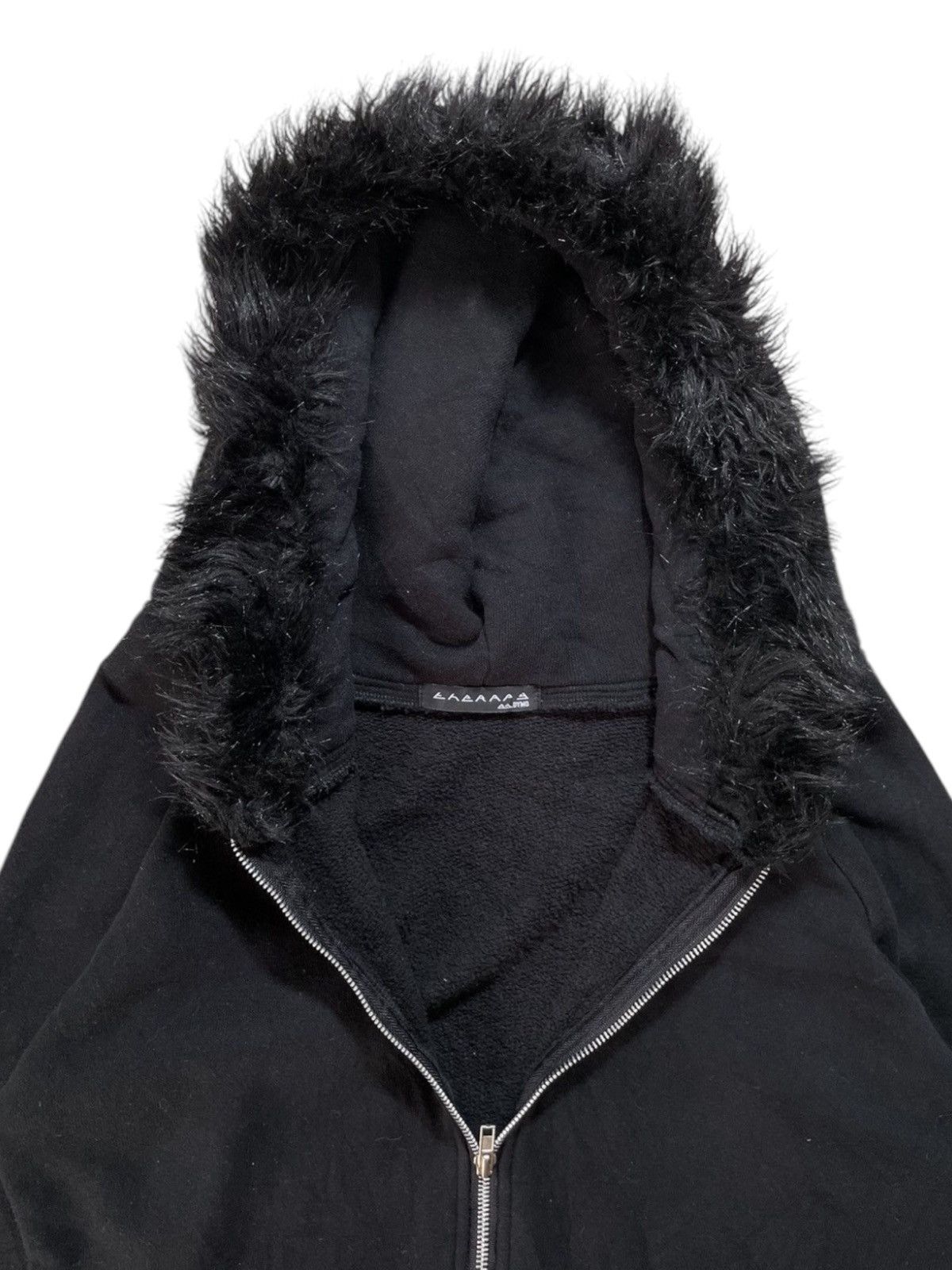 Other × Vintage Undefined Dymo brand Crazy Black Fur zipp Hoodie ifsix style Size US M / EU 48-50 / 2 - 3 Thumbnail
