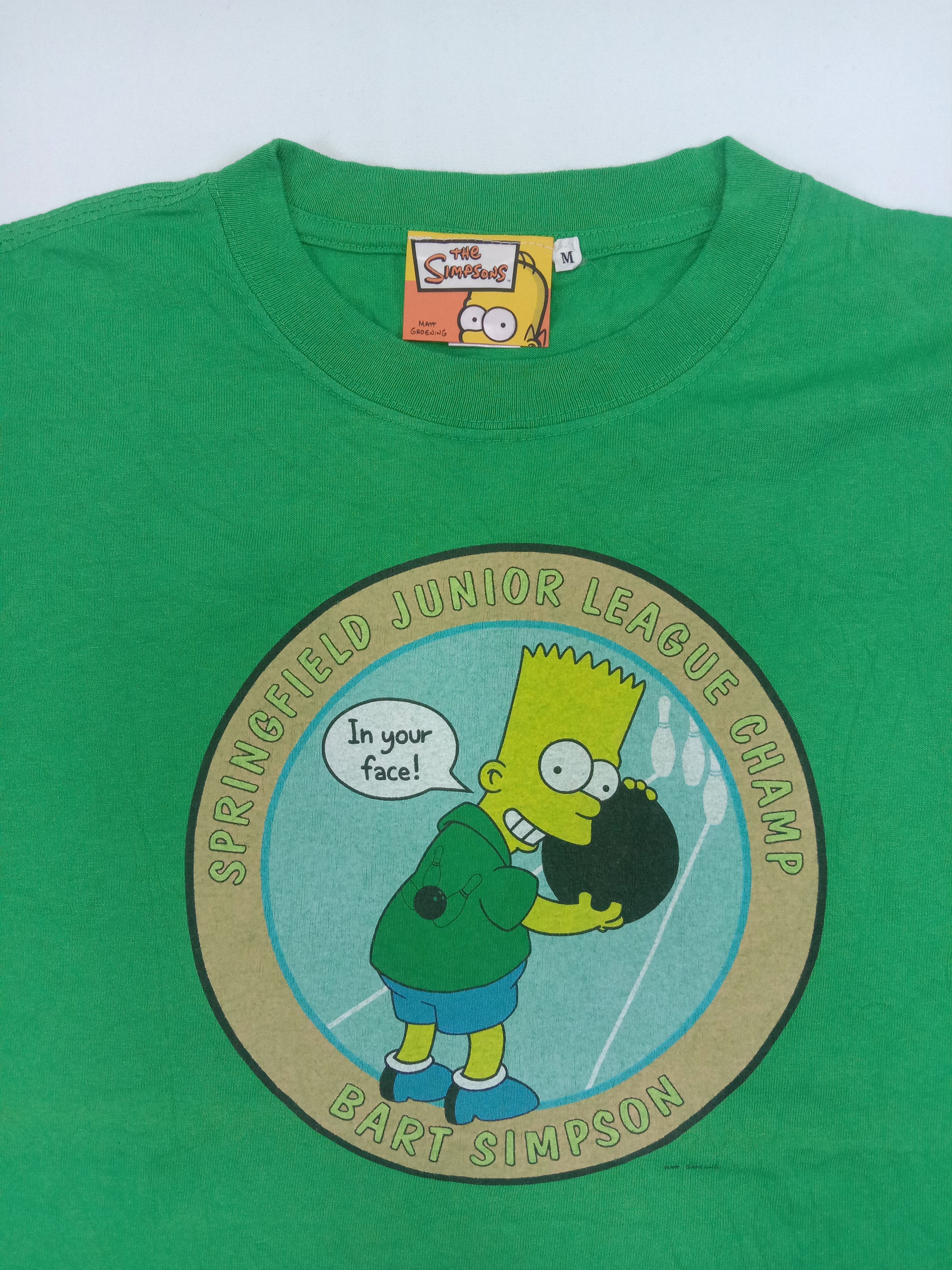 Vintage Vintage The Simpsons x Bart Simpson T Shirt Size US M / EU 48-50 / 2 - 2 Thumbnail