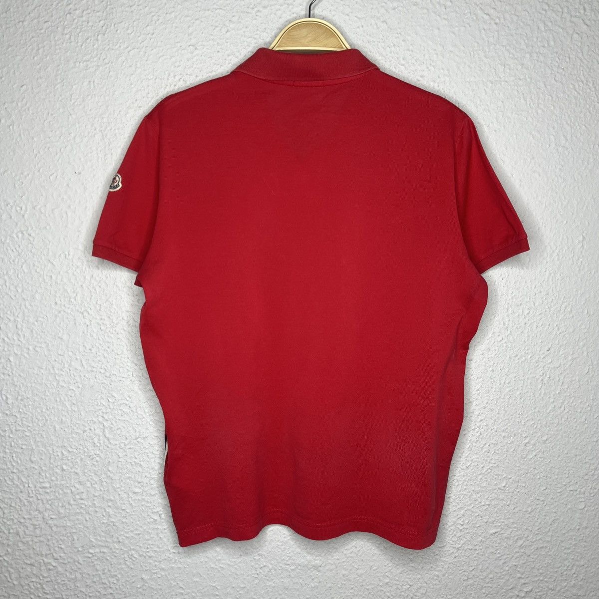 Moncler Moncler Polo Maglia Manica Corta Shirt Tshirt Tee Red Logo Size US M / EU 48-50 / 2 - 9 Thumbnail