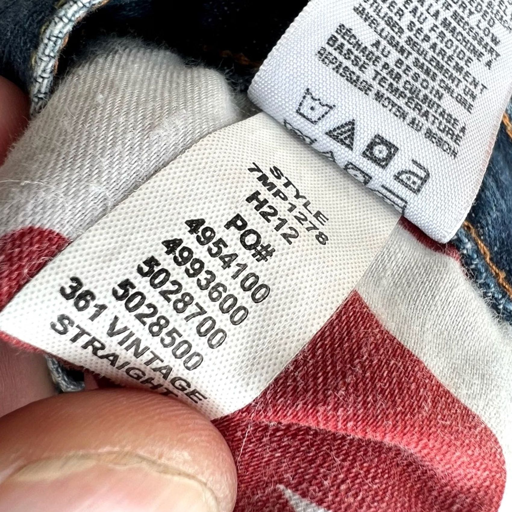 Lucky Brand Lucky Brand Men Denim 361 Vintage Straight-Leg Jeans 34x29 Blue Regular Inseam 29 Men Size US 34 / EU 50 - 6 Thumbnail