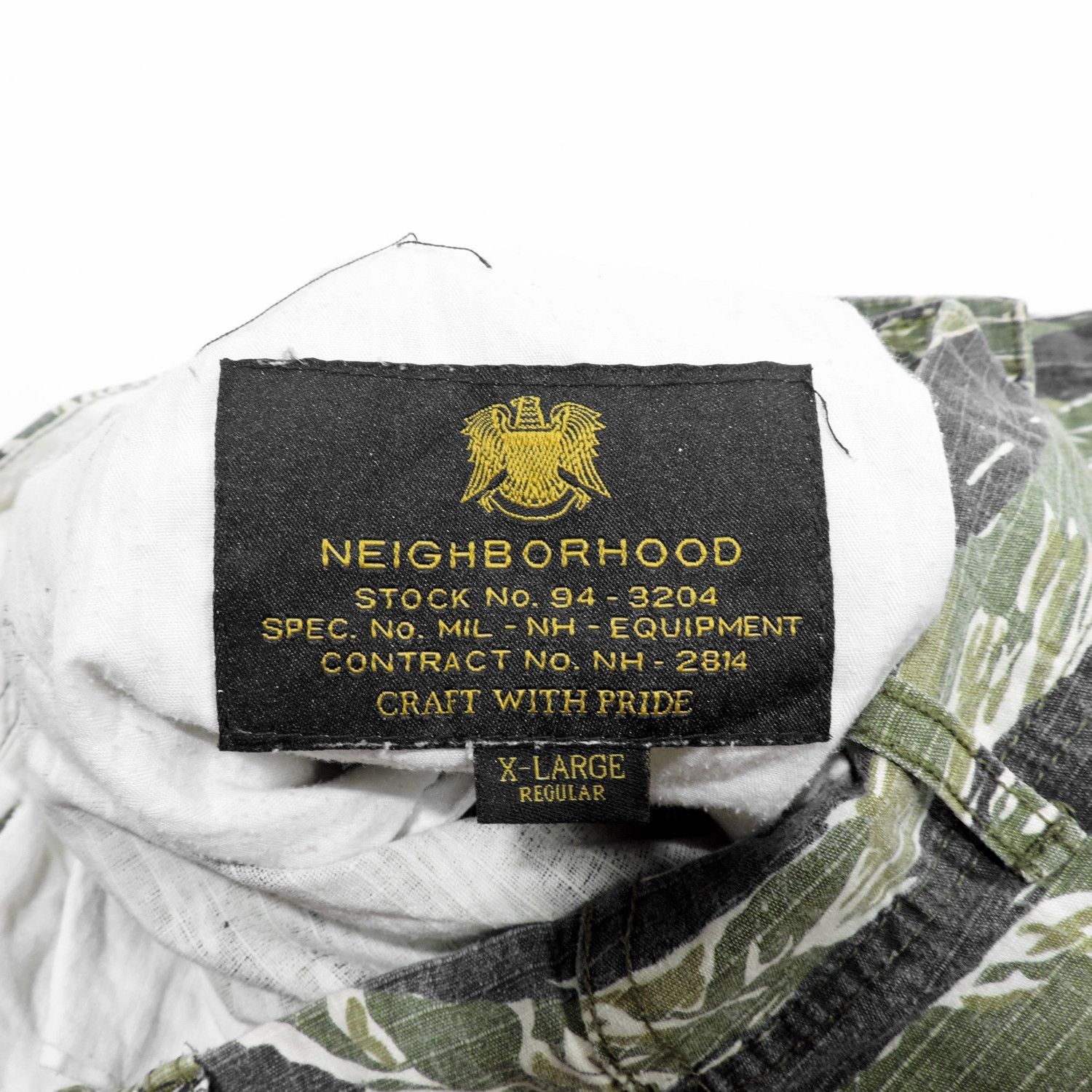 Neighborhood NEIGHBORHOOD TIGER STRIPES PATTERN COMBAT CARGO SHORT PANTS Size US 32 / EU 48 - 3 Thumbnail