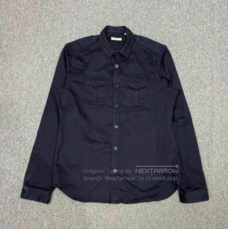 Burberry Burberry Black Cotton Long Sleeve Shirt. Size US L / EU 52-54 / 3 - 1 Thumbnail