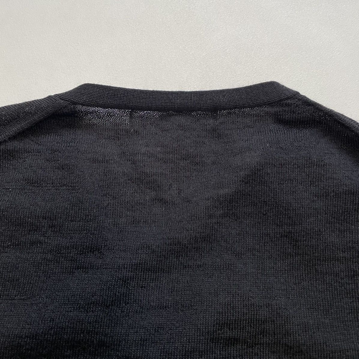 Comme des Garcons Black Wool Zip Front Cardigan Size US M / EU 48-50 / 2 - 19 Thumbnail