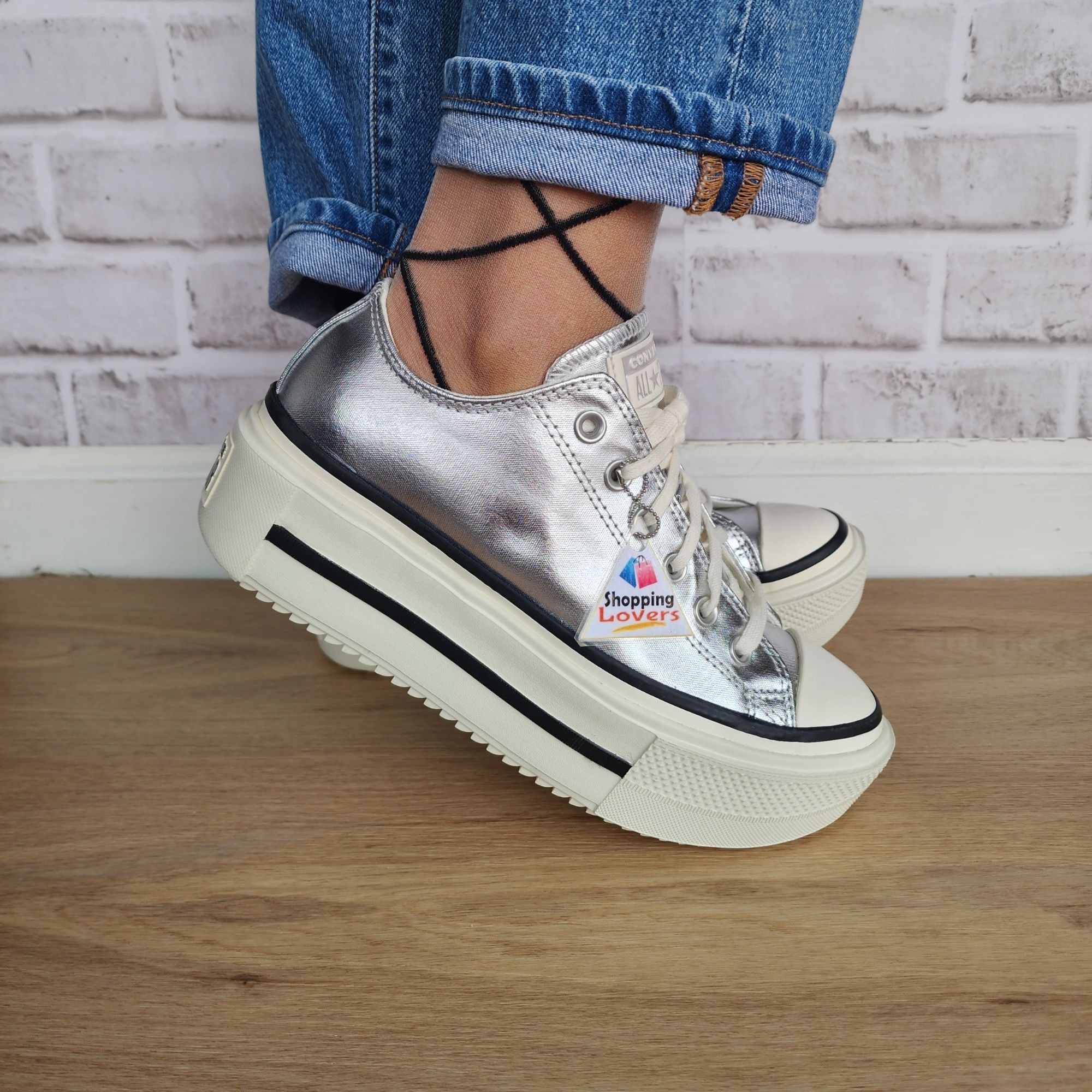 Converse ⭐Converse Chuck Taylor Lift Double Stack 10 Womens Shoes Sne Size US 9.5 / IT 39.5 - 4 Thumbnail