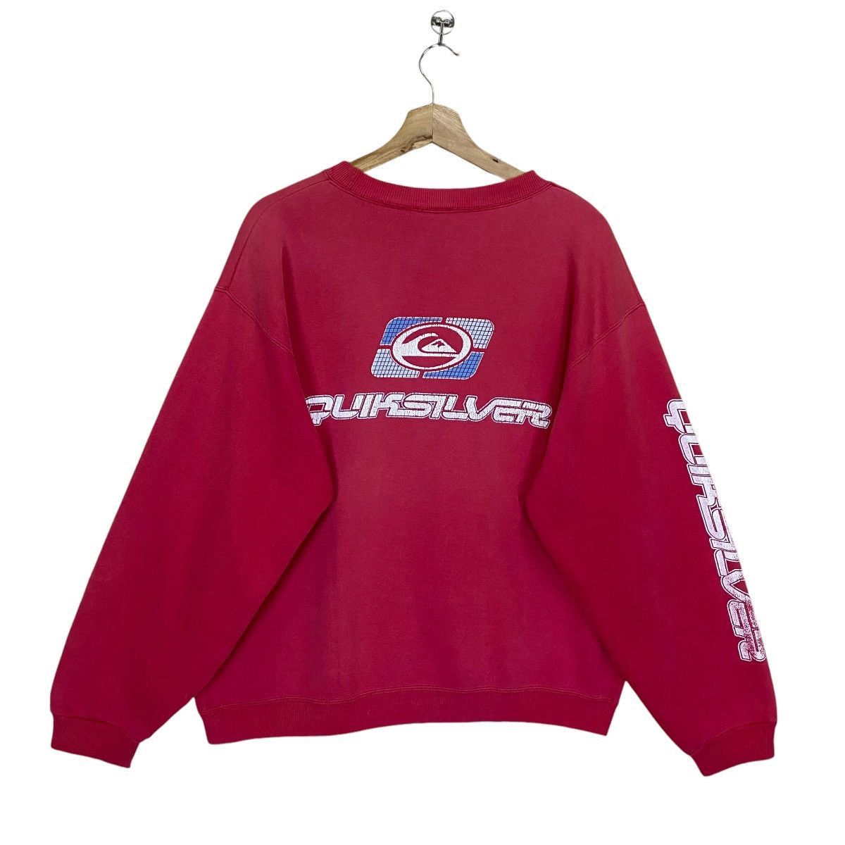 Quiksilver Vintage 90s Quiksilver Big Logo Crewneck Sweatshirt Size US M / EU 48-50 / 2 - 7 Thumbnail