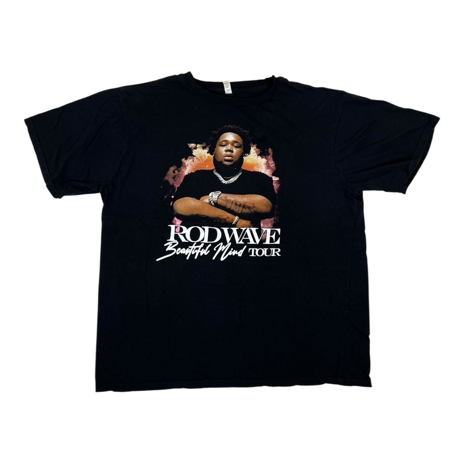 Gildan Rodwave Beautiful Mind Tour T-Shirt Black 2XL Rap Music READ Size US XXL / EU 58 / 5 - 2 Thumbnail